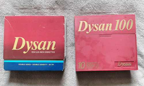 Vintage dysan 100 - 100, 5,25"
