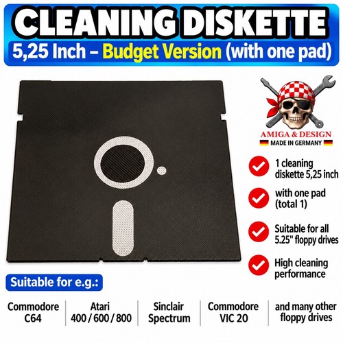 Cleaning disk floppy - 5.25",