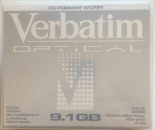 Verbatim optical disk - verbatim,